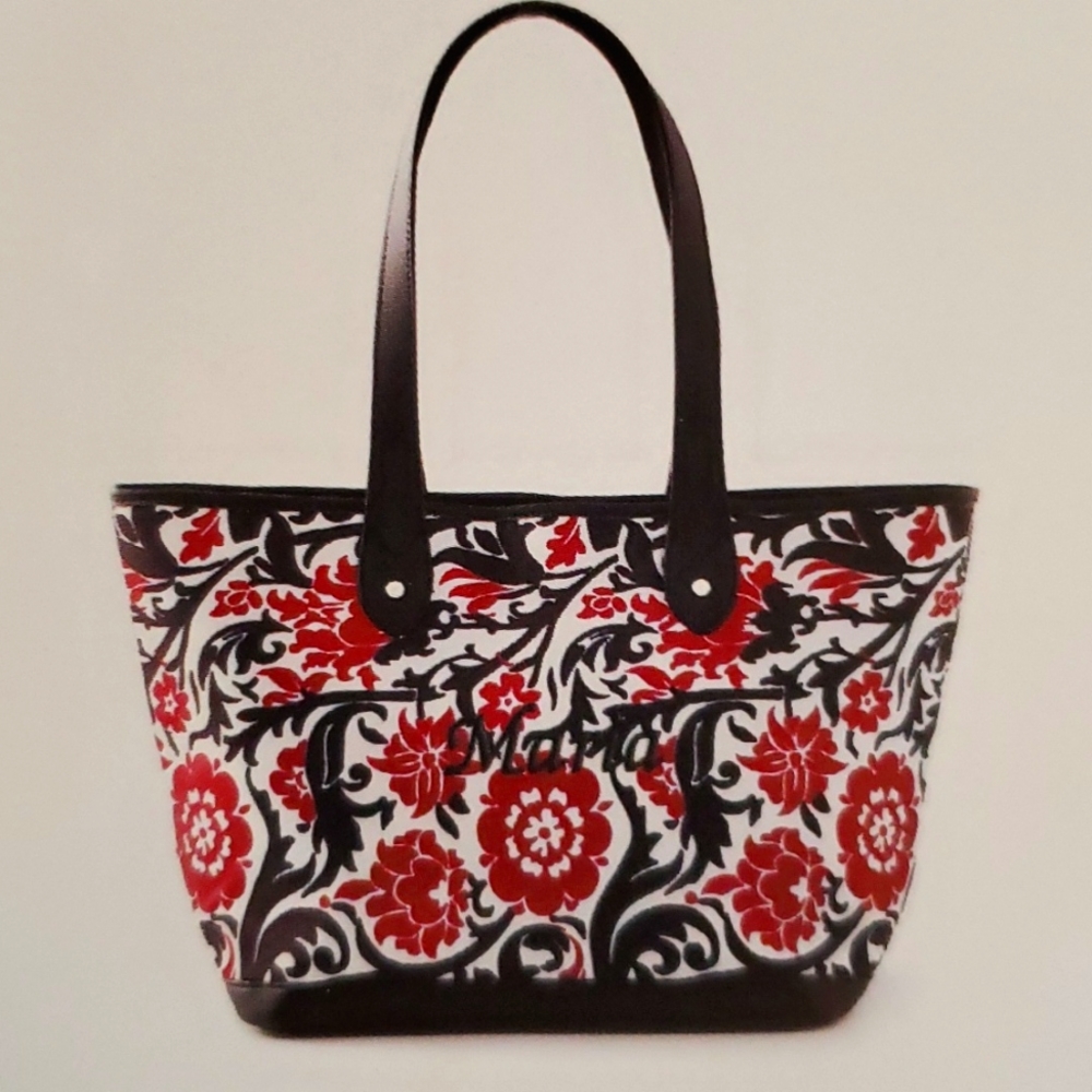 Penelope Ann Tote bag New Celebrating Home zip closure zip & slip inside pockets